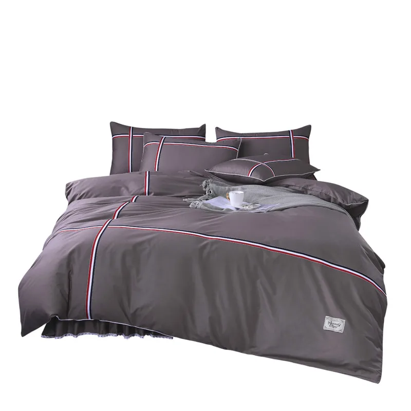 Cotton Bedspread Bed Skirt Four-Piece Set Simple Solid Color Cotton Quilt Cover bedding set comforter bedding sets
Cotton Bedspread Bed Skirt Four-Piece Set Simple Solid Color Cotton Quilt Cover bedding set comforter bedding sets