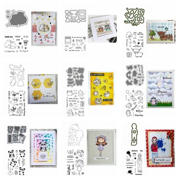 Big Hugs A7 Clear Stamp Unicorn Hamster Panda Butterflies Girl Clear Stamp Set and Coordinating Die for DIY Scrapbooking Craft
Big Hugs A7 Clear Stamp Unicorn Hamster Panda Butterflies Girl Clear Stamp Set and Coordinating Die for DIY Scrapbooking Craft