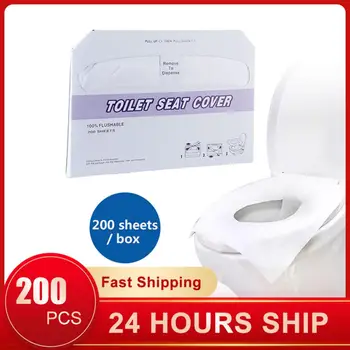 200 Sheets/Box Disposable Toilet Pad Cushion Paper Soluble Water Disposable Toilet Pad Cover Private Toilet Pad Seat Cover
200 Sheets/Box Disposable Toilet Pad Cushion Paper Soluble Water Disposable Toilet Pad Cover Private Toilet Pad Seat Cover