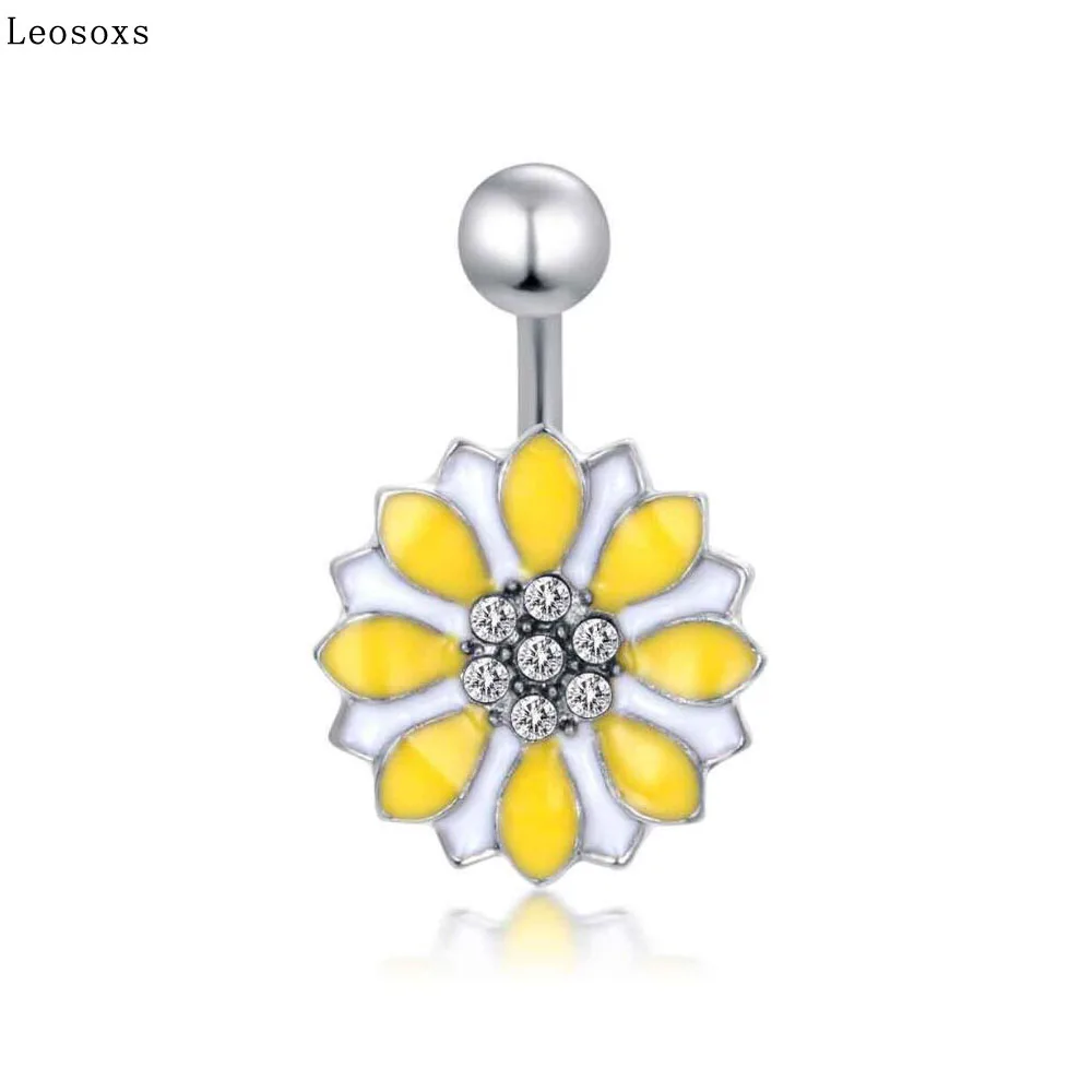 Leosoxs 1 Pcs European and American New Style Belly Button Ring Daisy Belly Button Nail
Leosoxs 1 Pcs European and American New Style Belly Button Ring Daisy Belly Button Nail
