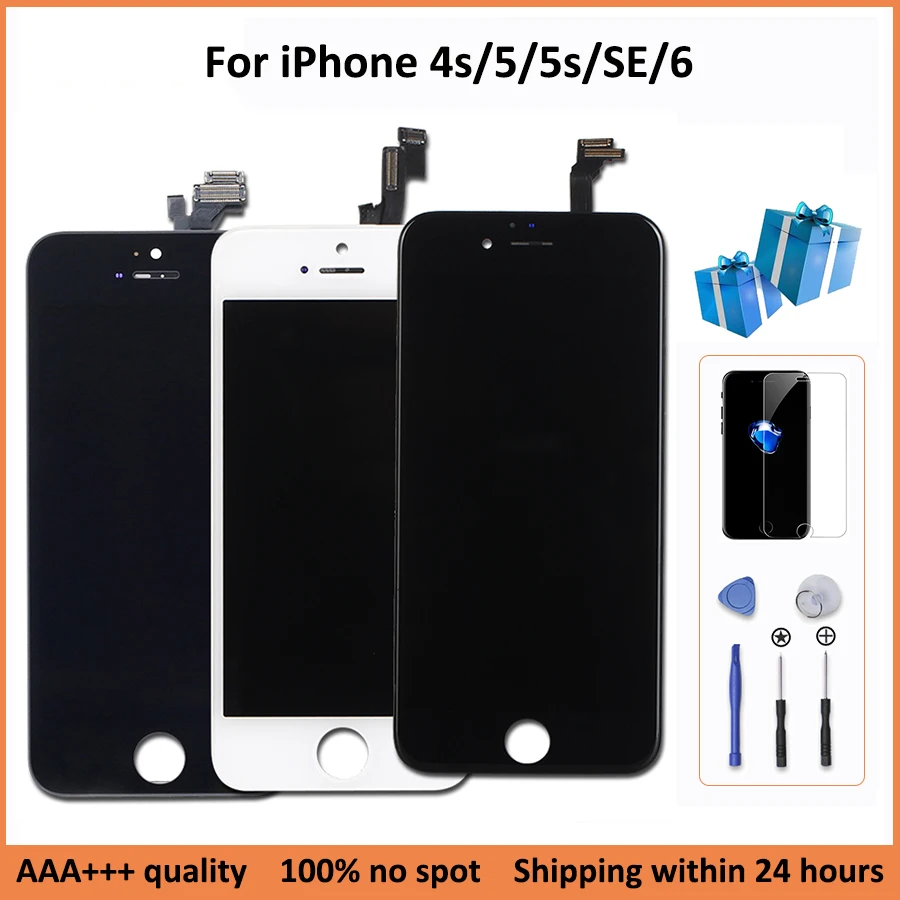 LCD Pantalla For iPhone 5s 5 5c SE 6 3D Touch Glass Display LCD Module Digitizer Replacement Screen for iPhone 5s No Dead Pixel+
LCD Pantalla For iPhone 5s 5 5c SE 6 3D Touch Glass Display LCD Module Digitizer Replacement Screen for iPhone 5s No Dead Pixel+