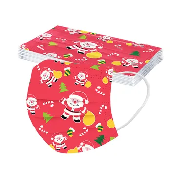 50PCS Child Kid's Christmas Mask Disposable Face Mask 3Ply Loop Mask Protective Dustproof Health Care breathable mascarillas
50PCS Child Kid's Christmas Mask Disposable Face Mask 3Ply Loop Mask Protective Dustproof Health Care breathable mascarillas