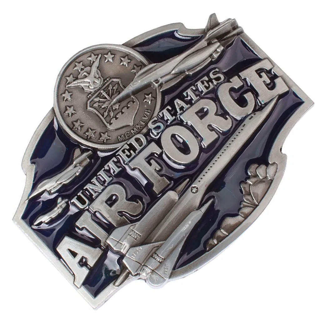 8.6x6.2cm Air Force Eagle Belt Buckle for Men Cowboy Waist Strap Belt Ornament 8.6x6.2cm Air Force Eagle Belt Buckle for Men Cowboy Waist Strap Belt Ornament