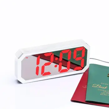 New arrival Multifunctional big digital clock Dimming LED mirror alarm clock Simple bedside luminous electronic clock
New arrival Multifunctional big digital clock Dimming LED mirror alarm clock Simple bedside luminous electronic clock