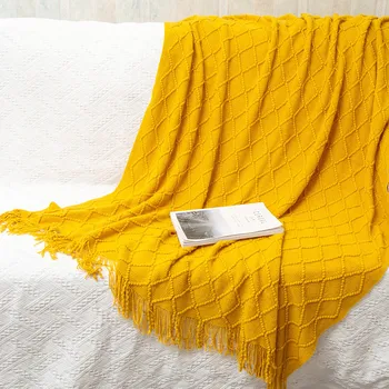 Big Size Nordic Sofa Throw Blanket For Beds Hand-knitted Knitted Wool Blanket Leisure Blankets Knit Blanket Photo Props Tassel
Big Size Nordic Sofa Throw Blanket For Beds Hand-knitted Knitted Wool Blanket Leisure Blankets Knit Blanket Photo Props Tassel