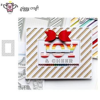 Piggy Craft metal cutting dies cut die mold Line rectangle frame Scrapbook paper craft knife mould blade punch stencils dies
Piggy Craft metal cutting dies cut die mold Line rectangle frame Scrapbook paper craft knife mould blade punch stencils dies