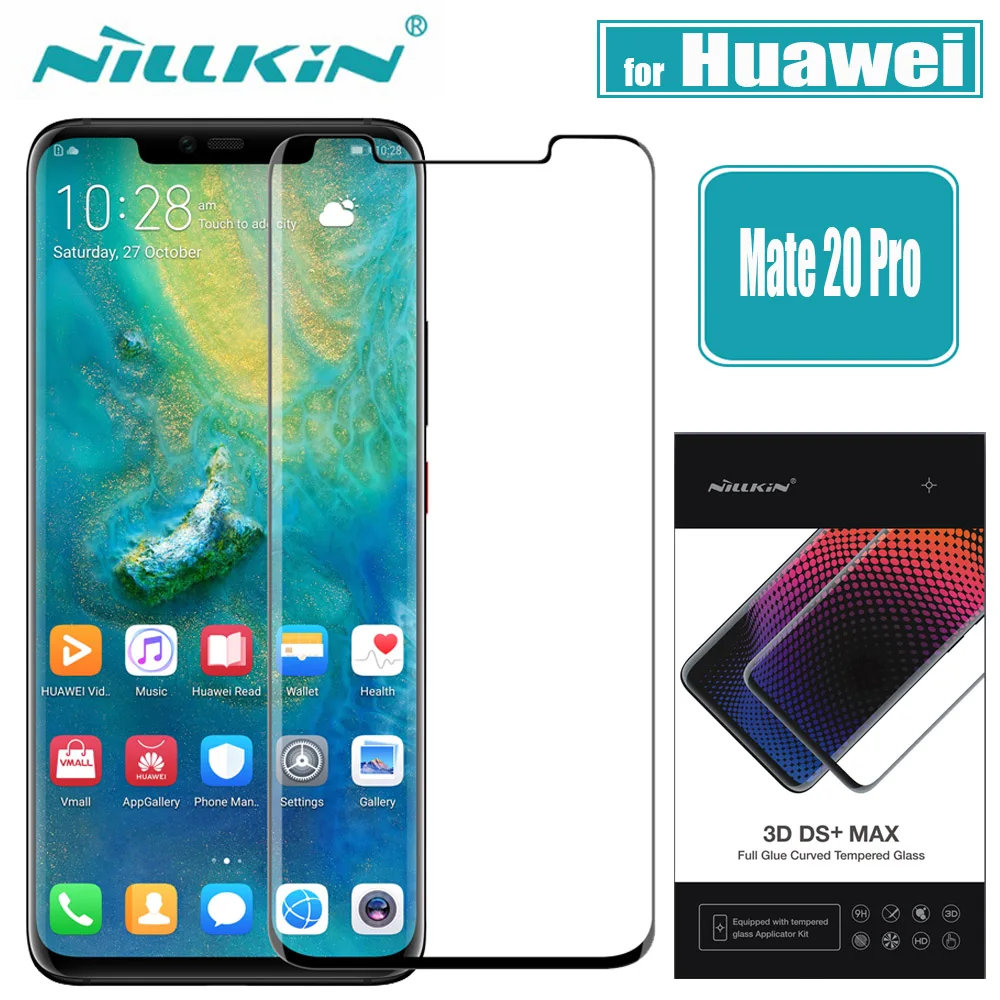 Huawei Mate 20 Pro Glass Screen Protector Nillkin 3D Full Cover 9D Edge Safety Protective Tempered Glass for Huawei Mate 20 Pro
Huawei Mate 20 Pro Glass Screen Protector Nillkin 3D Full Cover 9D Edge Safety Protective Tempered Glass for Huawei Mate 20 Pro