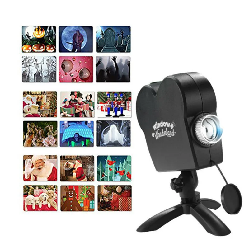 Halloween Projector With Screen Window Lamp Christmas Spotlights 12 Movies Projector Lamp Halloween laser Movie Projector
Halloween Projector With Screen Window Lamp Christmas Spotlights 12 Movies Projector Lamp Halloween laser Movie Projector