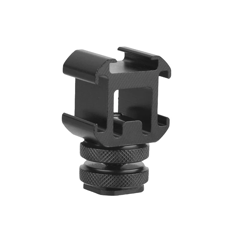 3 Cold Shoe Microphone Monitor Mount Adapter On-Camera LED Video Light Microphone Monitor Mount Adapter for DSLR Camera
3 Cold Shoe Microphone Monitor Mount Adapter On-Camera LED Video Light Microphone Monitor Mount Adapter for DSLR Camera