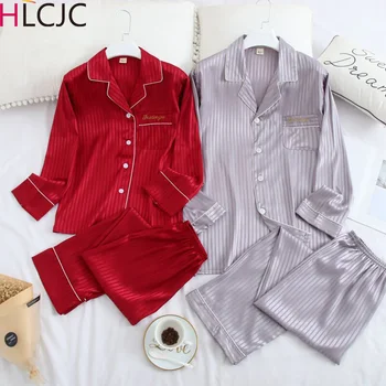 2019 Couple Ice Silk Men Pajama Sets Sleep Solid Satin Sleepwear Men Women Long Sleeve Pyjama Men Pyjamas Male Plus Size XXXL
2019 Couple Ice Silk Men Pajama Sets Sleep Solid Satin Sleepwear Men Women Long Sleeve Pyjama Men Pyjamas Male Plus Size XXXL