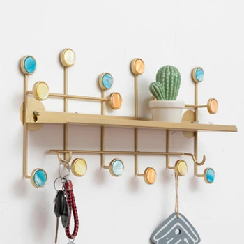 Wrought Iron Wall Shelf Partition Wall Wall Wall Hanging Wall Decoration Frame Wall Nordic Hook Large 
Wrought Iron Wall Shelf Partition Wall Wall Wall Hanging Wall Decoration Frame Wall Nordic Hook Large