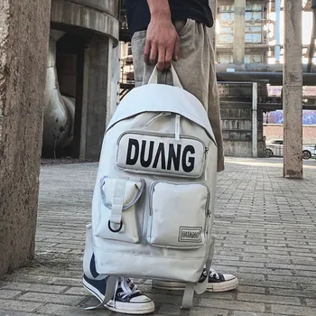 Schoolbag fashion trend large capacity travel leisure backpack high school student backpack
Schoolbag fashion trend large capacity travel leisure backpack high school student backpack