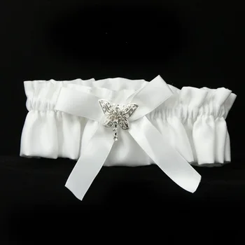 Lovely Satin With Butterfly Wedding Garters 
Lovely Satin With Butterfly Wedding Garters