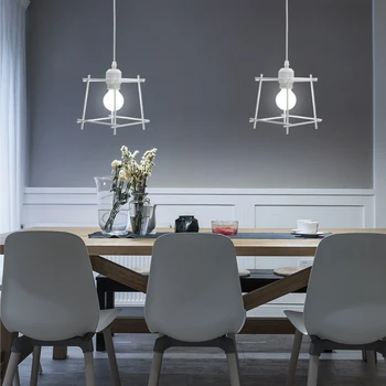 Artpad Loft Metal Frame Pendant Light Fixture E27 Bulb Included for Bar Bedside Restaurant Cloth Shop Decor Hanging Lighting
Artpad Loft Metal Frame Pendant Light Fixture E27 Bulb Included for Bar Bedside Restaurant Cloth Shop Decor Hanging Lighting