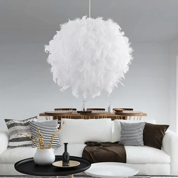 2020 NEW Pendant Light Feather Romantic Dreamy Droplight Bedroom Living Room Parlor Hanging Lamp E27 Max 5W 
2020 NEW Pendant Light Feather Romantic Dreamy Droplight Bedroom Living Room Parlor Hanging Lamp E27 Max 5W