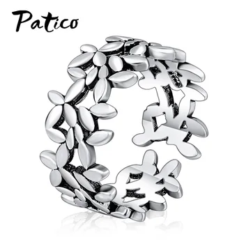 Korean Vintage 925 Sterling Silver Leaf Open Rings For Women Jewelry Adjustable Finger Ring Girls Birthday Gifts
Korean Vintage 925 Sterling Silver Leaf Open Rings For Women Jewelry Adjustable Finger Ring Girls Birthday Gifts