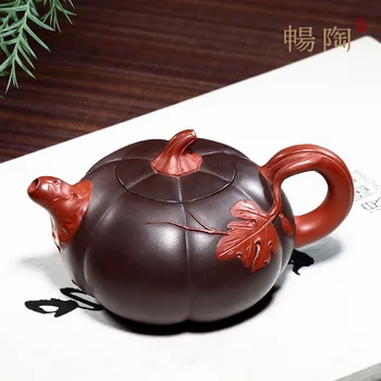 Chang tao 】 yixing undressed ore recommended famous xiao-lu li pure hand-made tea teapot double-color pumpkin 230 c
Chang tao 】 yixing undressed ore recommended famous xiao-lu li pure hand-made tea teapot double-color pumpkin 230 c