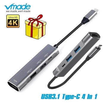 Vmade Thunderbolt 3 USB C Hub 4 in 1 for samsung Dex Type-C to HDMI PD USB 3.0 2.0 4K*2K/60HZ Docking Station for macbook switch
Vmade Thunderbolt 3 USB C Hub 4 in 1 for samsung Dex Type-C to HDMI PD USB 3.0 2.0 4K*2K/60HZ Docking Station for macbook switch