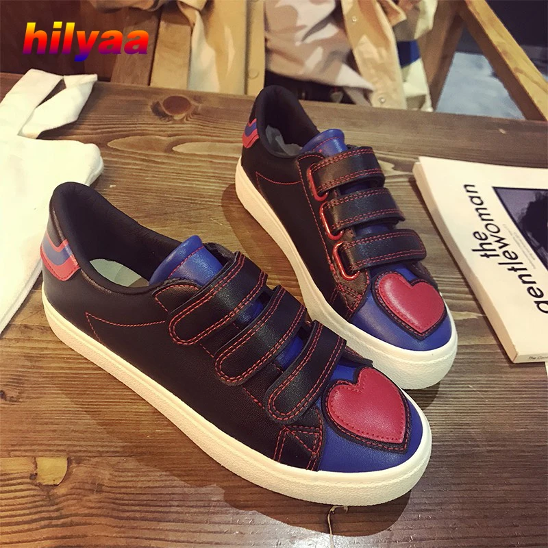 Fashion Woman Sneakers Heart-Shaped PU Leather Comfortable Footwear Trainers Hook & Loop Outdoor Sport Ladies Casual Shoes 2020
Fashion Woman Sneakers Heart-Shaped PU Leather Comfortable Footwear Trainers Hook & Loop Outdoor Sport Ladies Casual Shoes 2020