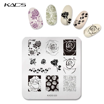 KADS NEW Elegant Rose Flower Nail Art Stamp Stamping Plates Nail Print Template for Women Polish Stencils Beauty Decoration
KADS NEW Elegant Rose Flower Nail Art Stamp Stamping Plates Nail Print Template for Women Polish Stencils Beauty Decoration