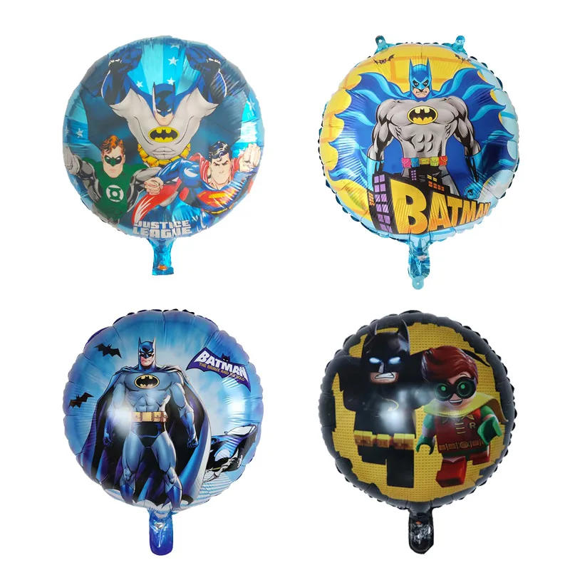 10pcs New 18-inch round cartoon Batman aluminum balloons holiday party birthday decorative superhero Kids toy balloon
10pcs New 18-inch round cartoon Batman aluminum balloons holiday party birthday decorative superhero Kids toy balloon