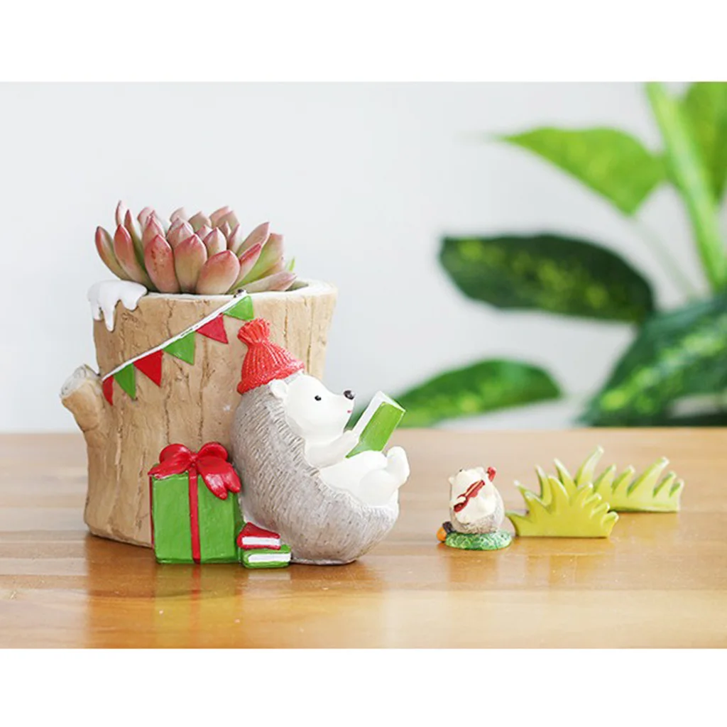 Lovely Hedgehog Flower Pot Desk Pen Pencil Holder Toothbrush Holder Office Decor Lovely Hedgehog Flower Pot Desk Pen Pencil Holder Toothbrush Holder Office Decor