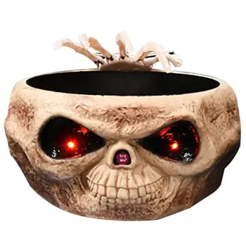 Skull Funny Sound Control With Jump Hand Props Horror Halloween Fruit Plate Decoration Skeleton Ghost Interaction Candy Bowl
Skull Funny Sound Control With Jump Hand Props Horror Halloween Fruit Plate Decoration Skeleton Ghost Interaction Candy Bowl