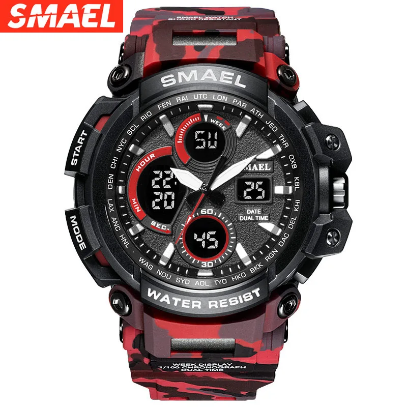 Sml smael Watch Genuine Product Fashion & Sports Outdoor Waterproof Multi-functional Popular Men Electronic Watch 1708
Sml smael Watch Genuine Product Fashion & Sports Outdoor Waterproof Multi-functional Popular Men Electronic Watch 1708