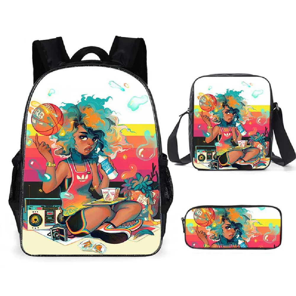 Africa GIRL'S Graffiti Colorful Schoolbag for Elementary School Students Three-piece Set Backpack
Africa GIRL'S Graffiti Colorful Schoolbag for Elementary School Students Three-piece Set Backpack
