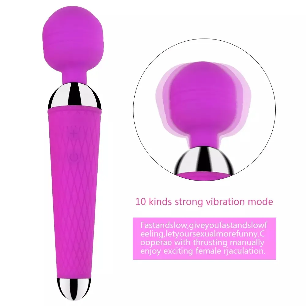 Magic-Wand-Vibromasseur à 20 vitesses pour femme adulte, jouet sexuel, stimulateur de clitoris, masseur de point G, AV, 7,0, nouveauté 5