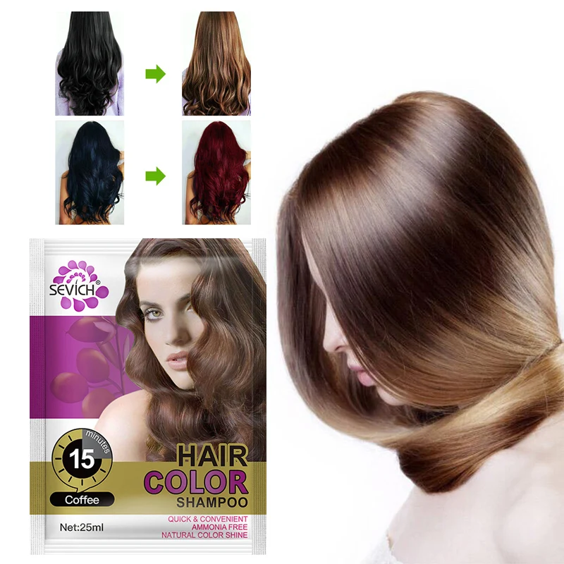 Sevich 5 Colors 30 Minute Hair Dye Cream Pure Plant Natural Organic Hair Dye Shampoo For Woman Hair Shampoo 25ml TSLM1
Sevich 5 Colors 30 Minute Hair Dye Cream Pure Plant Natural Organic Hair Dye Shampoo For Woman Hair Shampoo 25ml TSLM1