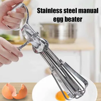 Manual Whisk Ergonomic Stainless Steel Kitchen Utensils Practical Silver Cooking Tool Frother Mixer Egg Beater Blender Stirring
Manual Whisk Ergonomic Stainless Steel Kitchen Utensils Practical Silver Cooking Tool Frother Mixer Egg Beater Blender Stirring