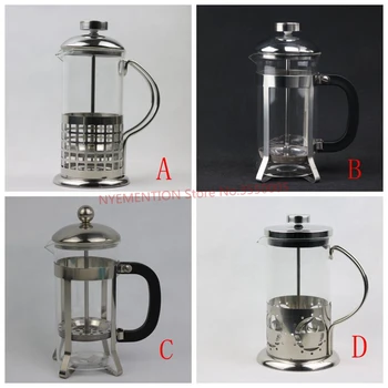 20pcs Stainless Steel French Press, Boron silicate French Press Coffee Pot, Coffee Maker, Tea Pot 350ML 600ML 
20pcs Stainless Steel French Press, Boron silicate French Press Coffee Pot, Coffee Maker, Tea Pot 350ML 600ML