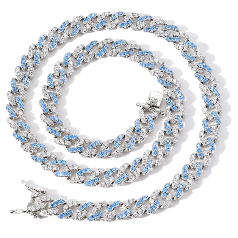 Trendy Hip Hop 9mm Necklace Bracelet For Men Blue White Rhinestone Zircon Iced Out Cuban Chain Luxury Ladies Gift Jewelry
Trendy Hip Hop 9mm Necklace Bracelet For Men Blue White Rhinestone Zircon Iced Out Cuban Chain Luxury Ladies Gift Jewelry