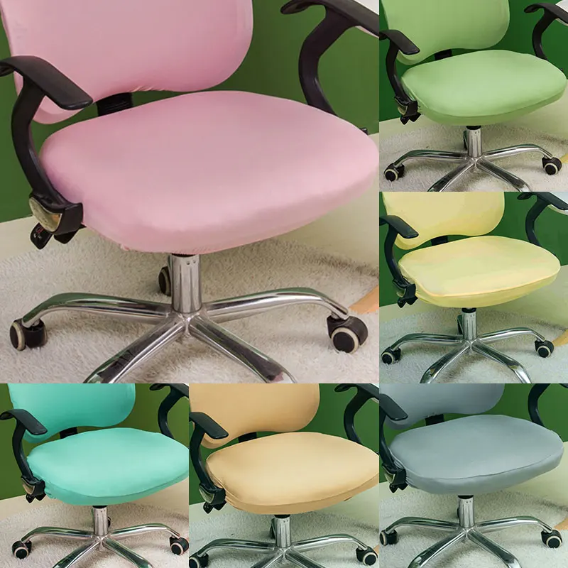New Office Computer Chair Covers Elastic Stretch Computer Arm Chair Covers Anti-dust Universal Solid Seat Cover Cushion 1set
New Office Computer Chair Covers Elastic Stretch Computer Arm Chair Covers Anti-dust Universal Solid Seat Cover Cushion 1set