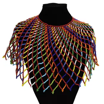 Vintage Multilayer Bib Necklaces Ethnic Nigerian Boho Wide Choker Necklaces & Pendants Women Statement Maxi Party African Jewelr 
Vintage Multilayer Bib Necklaces Ethnic Nigerian Boho Wide Choker Necklaces & Pendants Women Statement Maxi Party African Jewelr