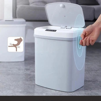 Automatic Touchless Intelligent induction Motion Sensor Kitchen Trash Can Wide Opening Sensor Eco-friendly Waste Garbage Bin
Automatic Touchless Intelligent induction Motion Sensor Kitchen Trash Can Wide Opening Sensor Eco-friendly Waste Garbage Bin