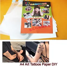 10Sets A4 Art Tattoos Paper DIY Waterproof Temporary Tattoo Skin Paper with Inkjet laser Printing Printers For Men Children
10Sets A4 Art Tattoos Paper DIY Waterproof Temporary Tattoo Skin Paper with Inkjet laser Printing Printers For Men Children