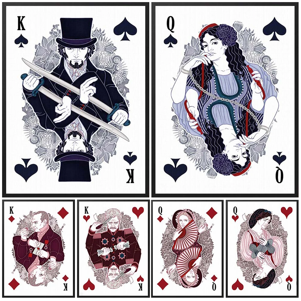 The Count of Monte Cristo Playing Cards Poker Wall Art Canvas Painting Home Decor Wall Pictures For Living Room Posters Unframed
The Count of Monte Cristo Playing Cards Poker Wall Art Canvas Painting Home Decor Wall Pictures For Living Room Posters Unframed