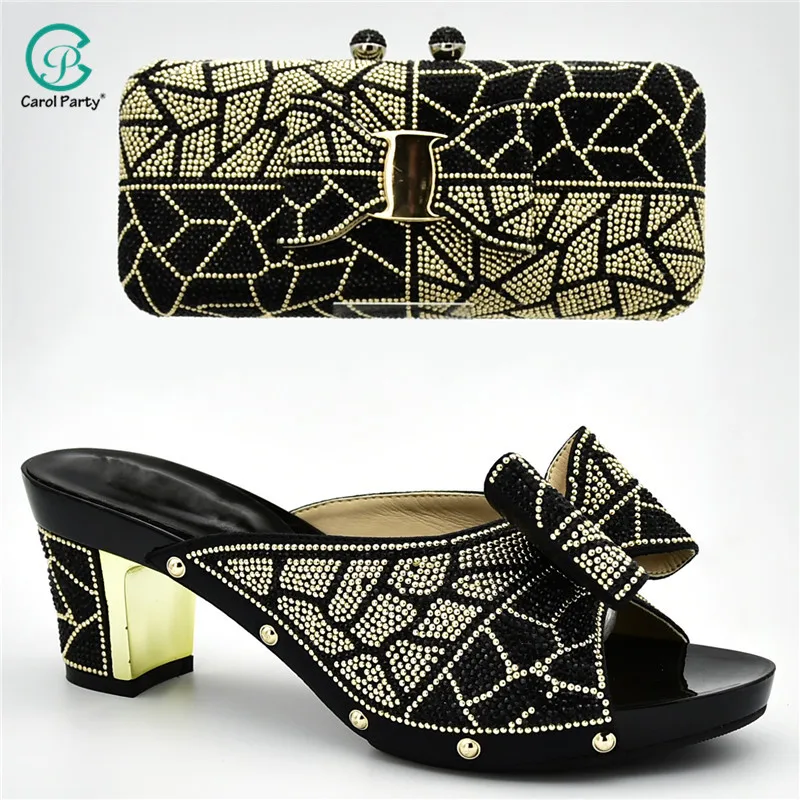 Lastest High Quality Black Color African Designer Shoes And Bag Set To Match Italian design Party Shoes With Matching Bags Set
Lastest High Quality Black Color African Designer Shoes And Bag Set To Match Italian design Party Shoes With Matching Bags Set