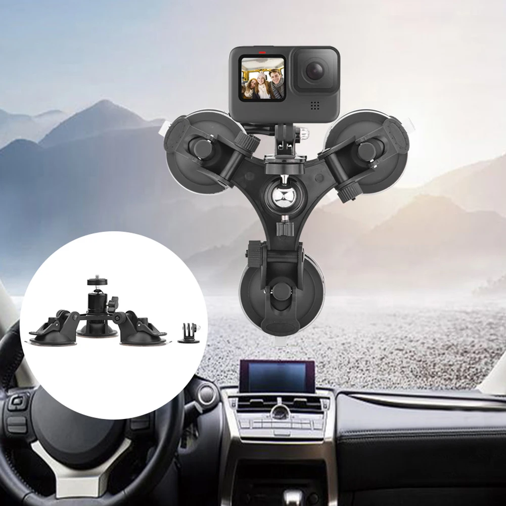For Gopro Hero9 Holder Bracket Suction Cup Mount For Driving Recorder Flexible Adjustable Tripod for Car Windshield
For Gopro Hero9 Holder Bracket Suction Cup Mount For Driving Recorder Flexible Adjustable Tripod for Car Windshield