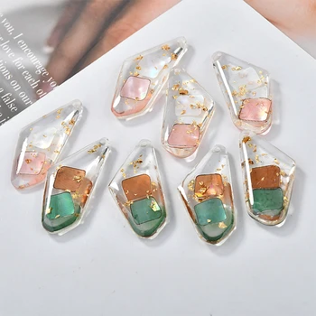 Newest 10pcs 36*169mm Colorful Glitter Resin Charms Fashion Geometry Earring Necklace Floating Pendant Ornament Accessories DIY 
Newest 10pcs 36*169mm Colorful Glitter Resin Charms Fashion Geometry Earring Necklace Floating Pendant Ornament Accessories DIY