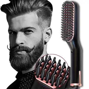 Professional Beard Straightener Comb For Beard Styling Detangling Hair Brush Hot Straightening Comb Tangle Brush Styler
Professional Beard Straightener Comb For Beard Styling Detangling Hair Brush Hot Straightening Comb Tangle Brush Styler