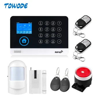 WG11 WIFI GSM Wireless Home Business Burglar Security Alarm System APP Control Siren RFID Motion Detector PIR Smoke Sensor
WG11 WIFI GSM Wireless Home Business Burglar Security Alarm System APP Control Siren RFID Motion Detector PIR Smoke Sensor
