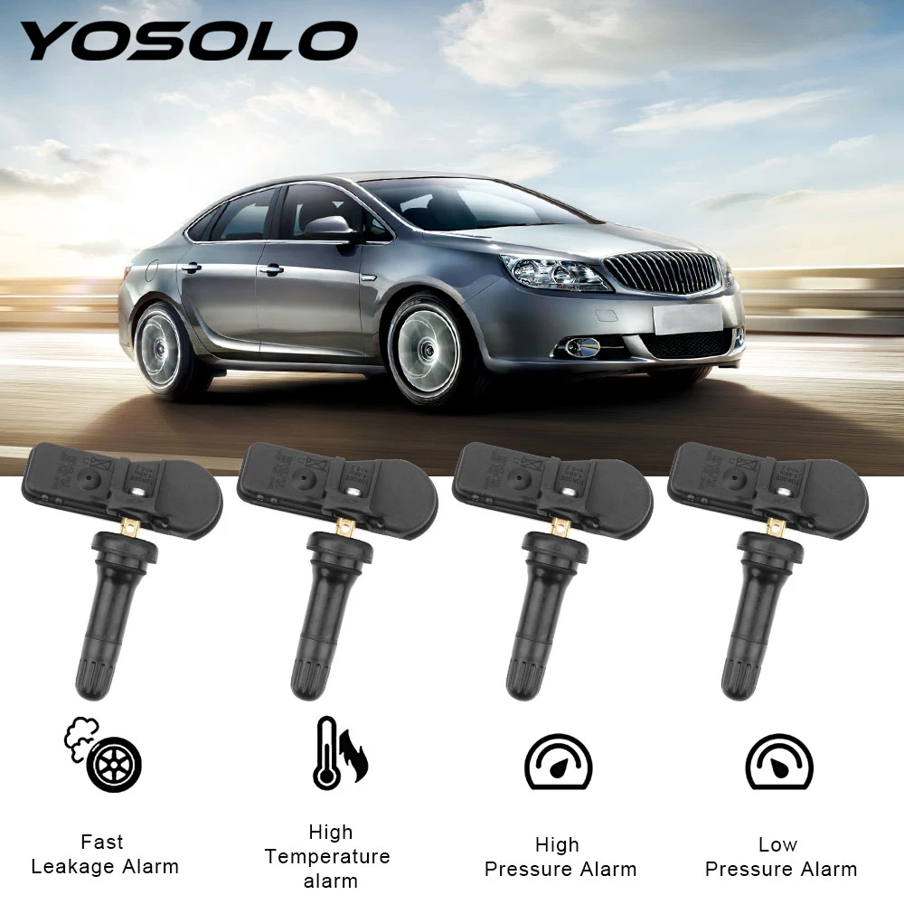 YOSOLO 4 Piece 2933-C1100 TPMS Car Tire Pressure Monitor Sensor for Hyundai Creta IX25 Tucson I40 IX35 Sonata 2014-2018 Tucson
YOSOLO 4 Piece 2933-C1100 TPMS Car Tire Pressure Monitor Sensor for Hyundai Creta IX25 Tucson I40 IX35 Sonata 2014-2018 Tucson