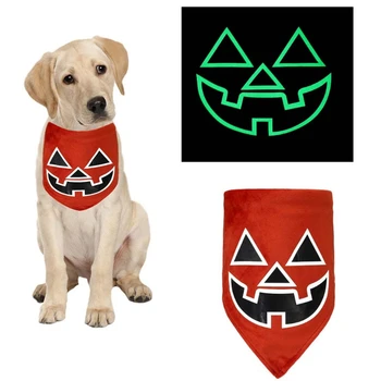 6 Pcs Luminous Halloween Element Print Dog Triangle Bibs Washable Pet Kerchief Scarf for Small Medium Dogs Puppy Festive 
6 Pcs Luminous Halloween Element Print Dog Triangle Bibs Washable Pet Kerchief Scarf for Small Medium Dogs Puppy Festive