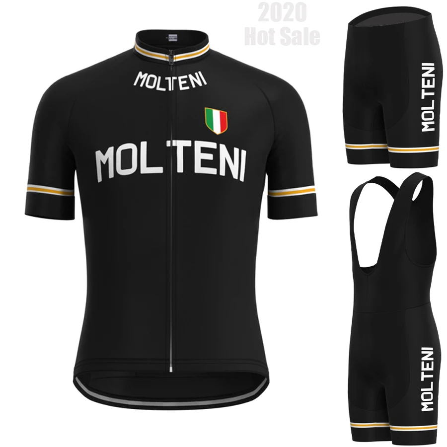 Мужская велосипедная Джерси 2020 Pro Team MOLTENI летняя одежда для велоспорта Быстросохнущий набор гоночный Спорт