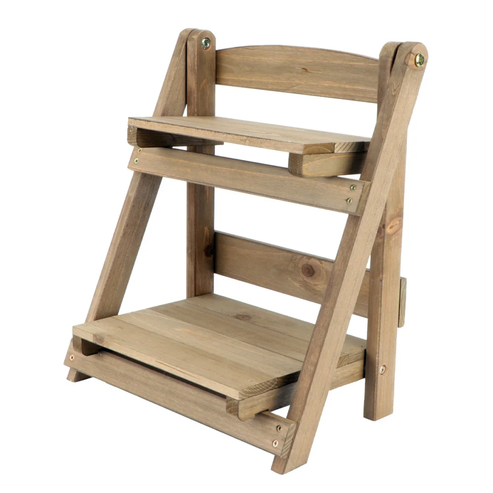 Two Layer Storage Rack Folding Retro Wood Shelf Simple Bookshelf Creative Plant Storage Holder for Balcony Home Office (Coffee)
Two Layer Storage Rack Folding Retro Wood Shelf Simple Bookshelf Creative Plant Storage Holder for Balcony Home Office (Coffee)
