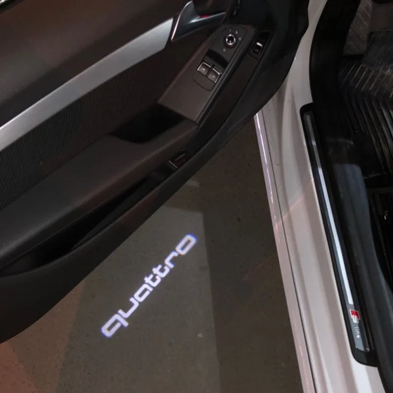 2Pcs led laser projector lamp For Audi S ine quattro A1 A3 new TT R8 S3 S4 S5 S6 old A8 welcome logo Ghost Shadow Car Door lighs
2Pcs led laser projector lamp For Audi S ine quattro A1 A3 new TT R8 S3 S4 S5 S6 old A8 welcome logo Ghost Shadow Car Door lighs