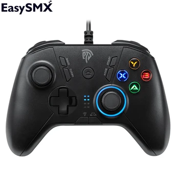 EasySMX SL-9111 Wired Joystick Controller Gamepad For PC Win10 PS3 Android TV Box LED Customized Buttons Vibration Gamepad
EasySMX SL-9111 Wired Joystick Controller Gamepad For PC Win10 PS3 Android TV Box LED Customized Buttons Vibration Gamepad